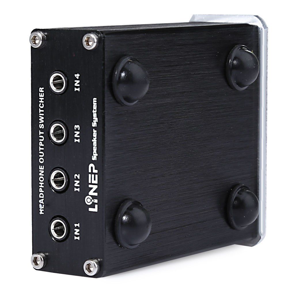 A985 Digital Audio Signal Switch 4 Input 4 Output Earphone