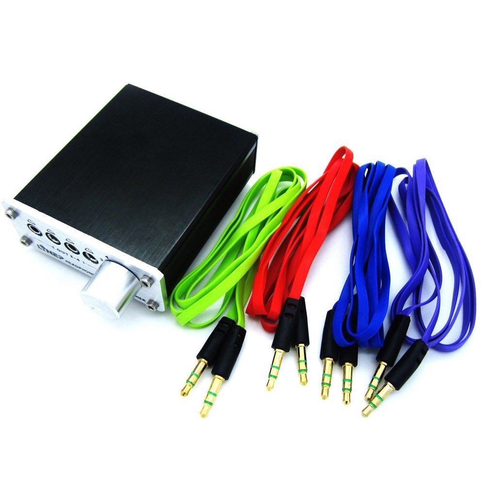 A985 Digital Audio Signal Switch 4 Input 4 Output Earphone