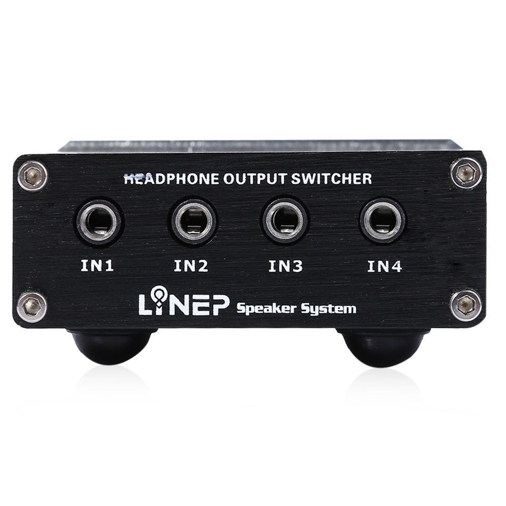 A985 Digital Audio Signal Switch 4 Input 4 Output Earphone