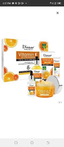 5 In 1 VITAMIN C SKIN CARE PACK WITH HYALURONIC ACID=//