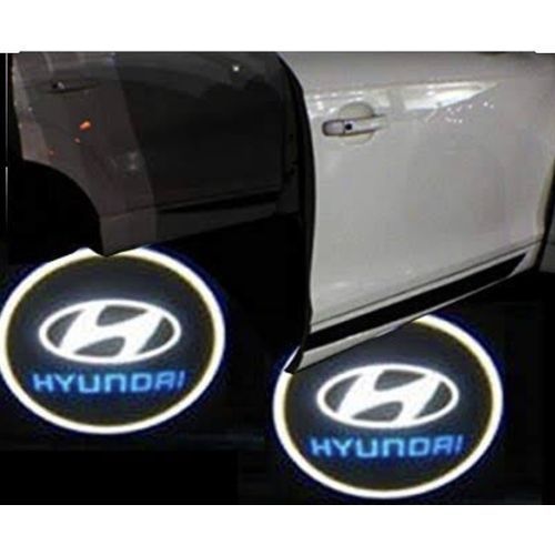 Hyundai Ghost Shadow Car Logo Brand Door Welcome Light For Two Doors