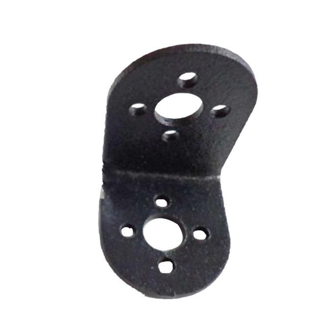 Black L-type Bipedal Steering  Mechanical Arm Stent Frames