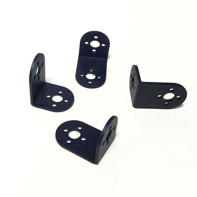 Black L-type Bipedal Steering  Mechanical Arm Stent Frames