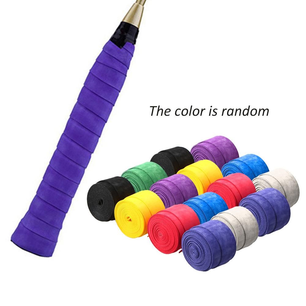 15Pcs Badminton Bat Sweatband Anti-slip Tennis Racket Grips Tape Fishing Rod Sweat Absorbent Strips