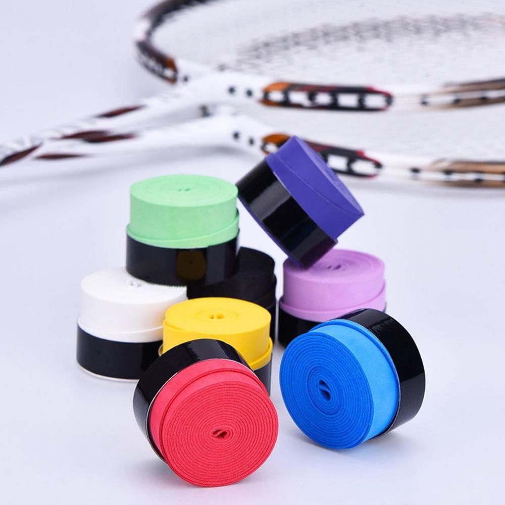 15Pcs Badminton Bat Sweatband Anti-slip Tennis Racket Grips Tape Fishing Rod Sweat Absorbent Strips