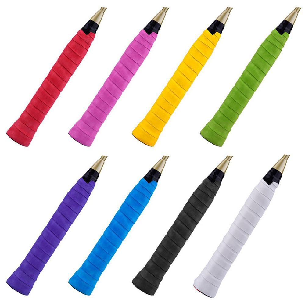 15Pcs Badminton Bat Sweatband Anti-slip Tennis Racket Grips Tape Fishing Rod Sweat Absorbent Strips