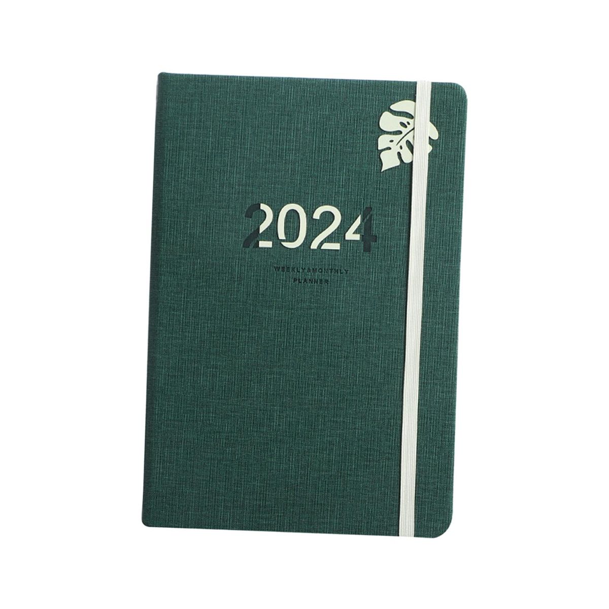 2024 Planner Notebook Calendar To Do List Dark Green