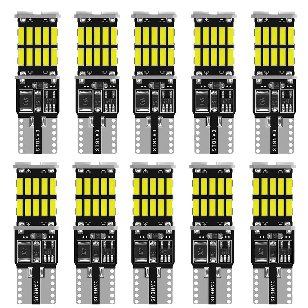 10x T10 W5W Canbus Car LED Bulb For BMW Mini Cooper R56 R53 E90 E46 F20 F10 E39 Z4 Interior Dome