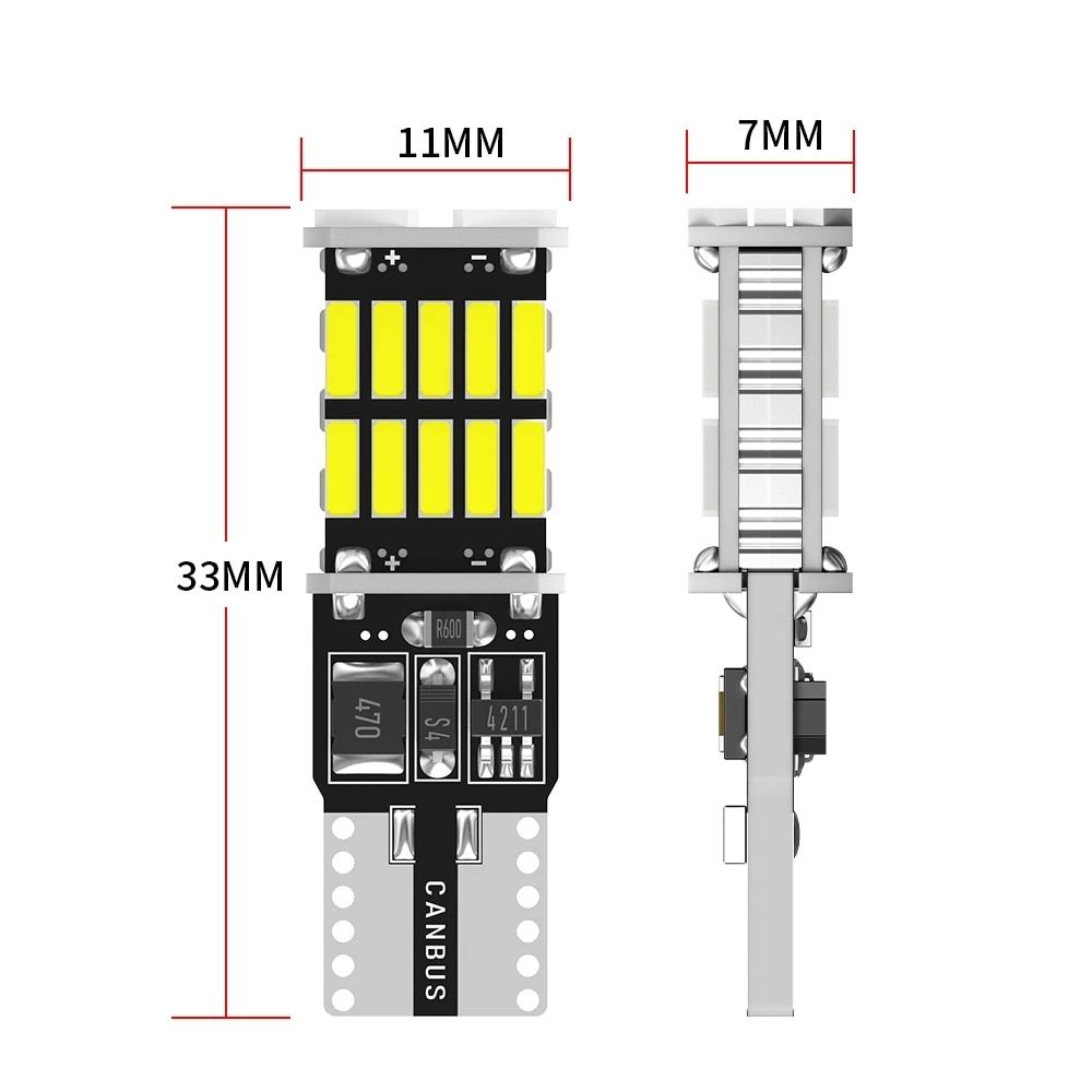 10x T10 W5W Canbus Car LED Bulb For BMW Mini Cooper R56 R53 E90 E46 F20 F10 E39 Z4 Interior Dome