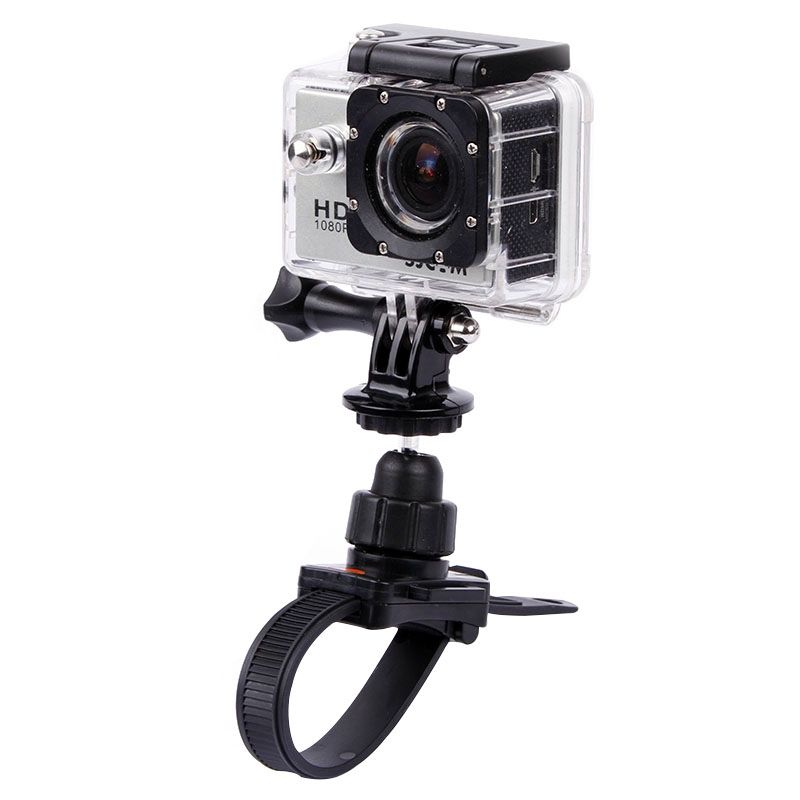Camera Mount Tripod Holder With Head Strap / Helmet Hat For GoPro HERO4 / 3+ / 2 & 1,XiaoMi YI,SJCAM SJ4000 / SJ5000 / SJ6000 / SJ7000 / Kjstar Sport Camera(Black)