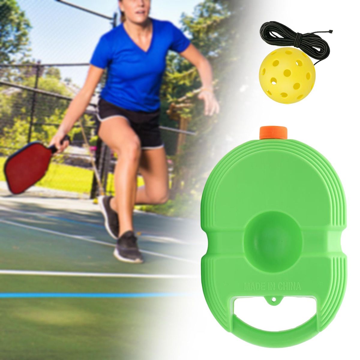 Pickleball Trainer Baseboard Professional Pickleball Green