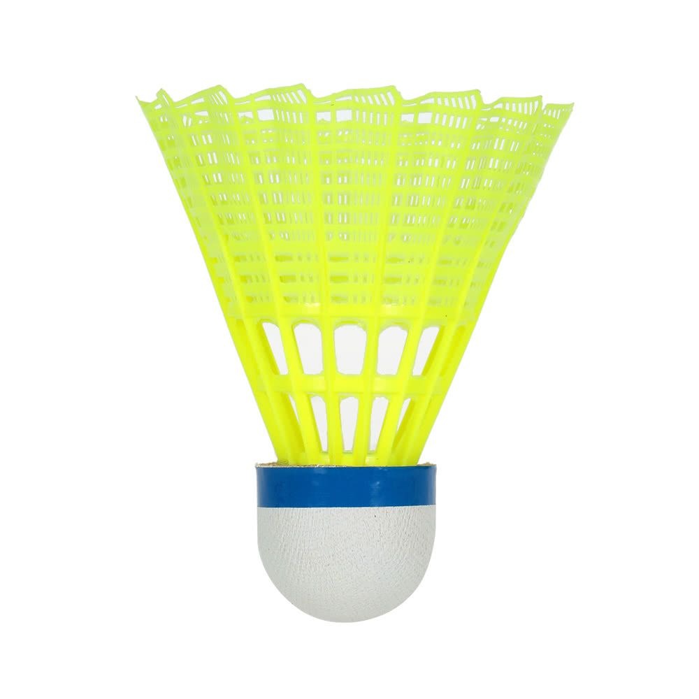 6PCS Professional Badminton Ball Yellow Feather Nylon