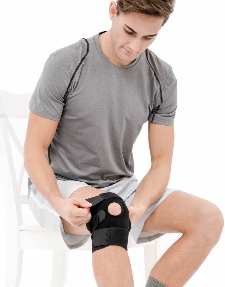 Full Length Neoprene Knee Support-Brace/Arthritis Pain Relief- Workout Knee Protect
