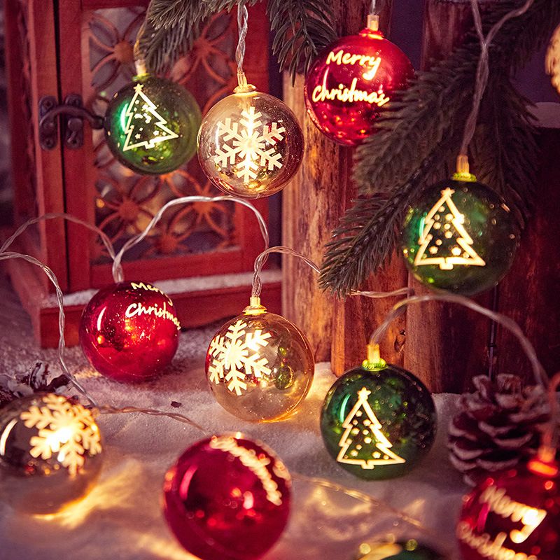 Christmas Ball Lights Festive Atmosphere Lights 1.5 Meters