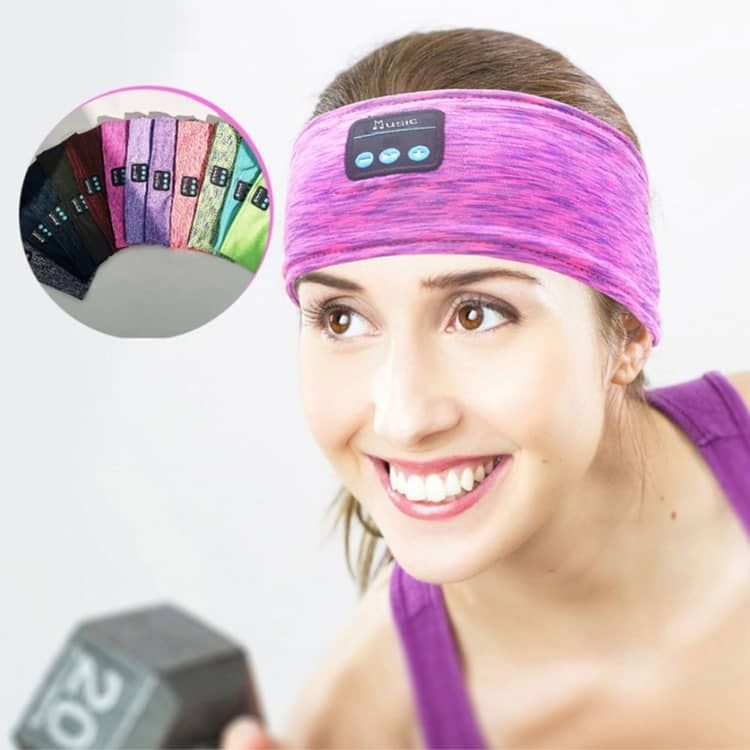 Music Headband Bluetooth Eye Mask Music Headband Rose Red