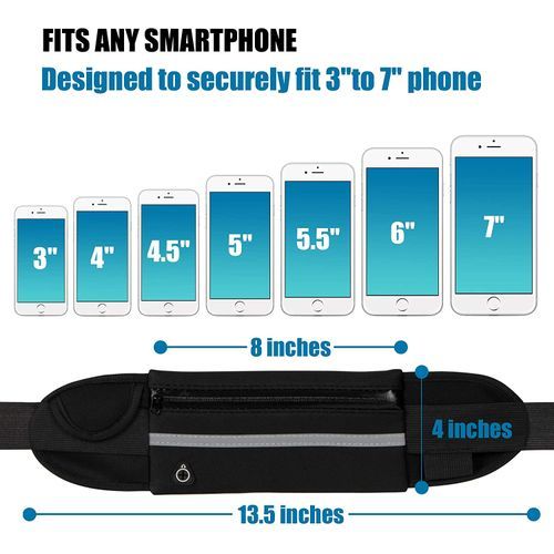 Running Waist Packs Bag Waterproof Sports Belt Pouch Waist Packs Fanny Pack