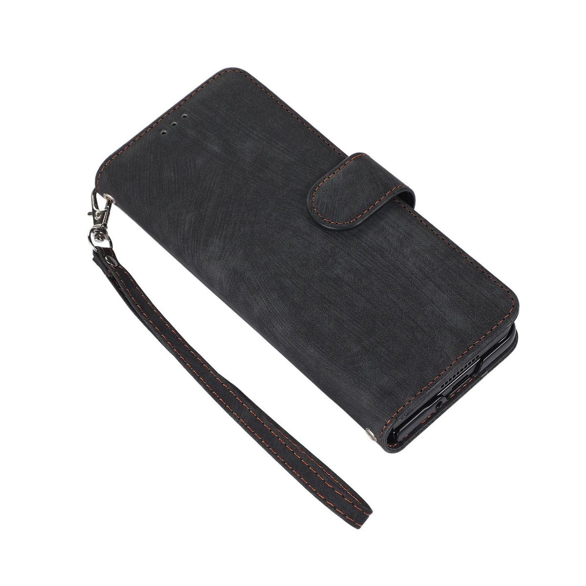 Suitable for Samsung Z Fol4 Phone Case Pen Cao Leather Case Z Fol3 Lanyard Crossbody Foldable Screen Protective Case 5G