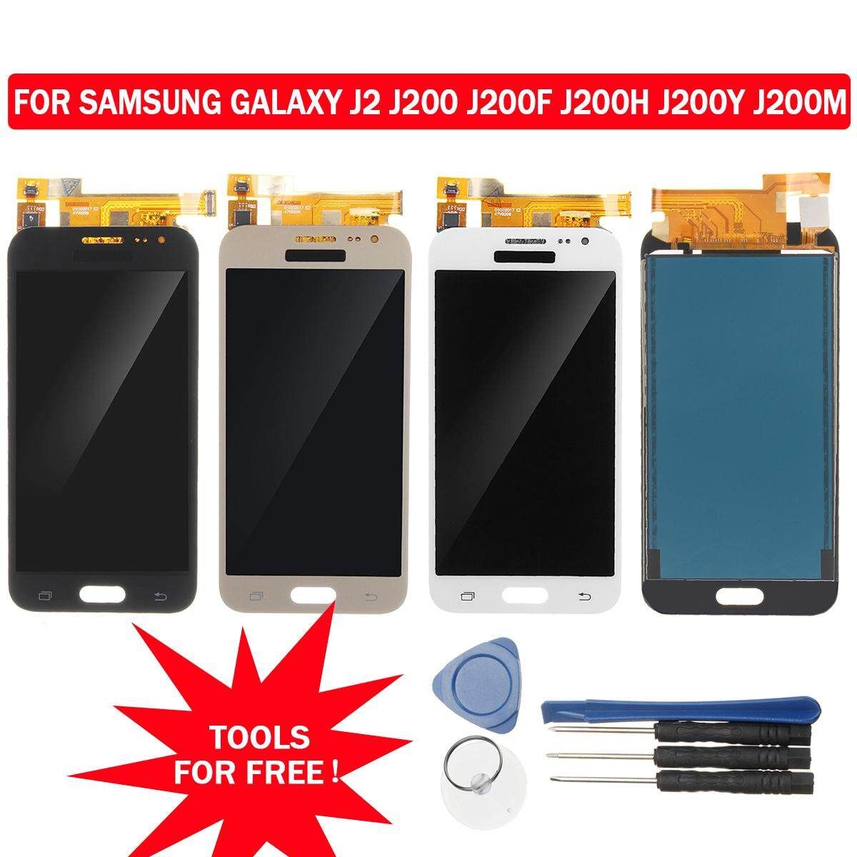 LCD Display Touch Screen Assembly + Tools For Samsung Galaxy J2 J200 J200F J200H Black Black