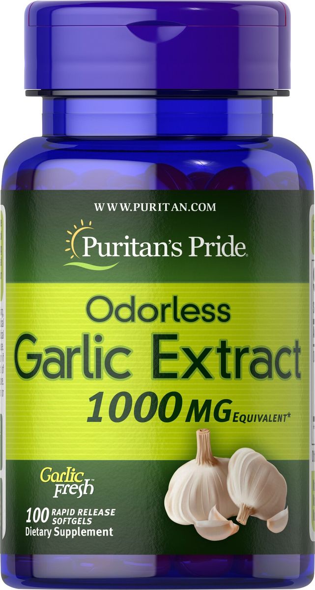 Garlic Oil 1000mg Odourless