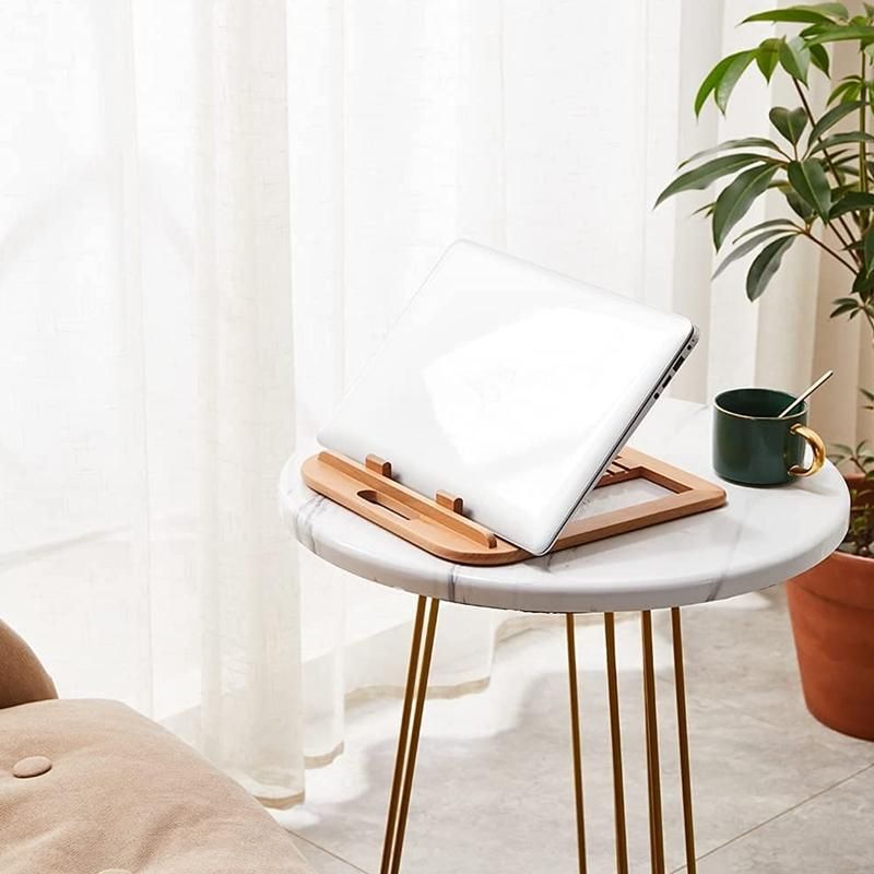 Laptop Stand, Wooden Foldable Portable Computer Stands ,Ergonomic Laptop Holder for All Laptops 10-15.6 inch