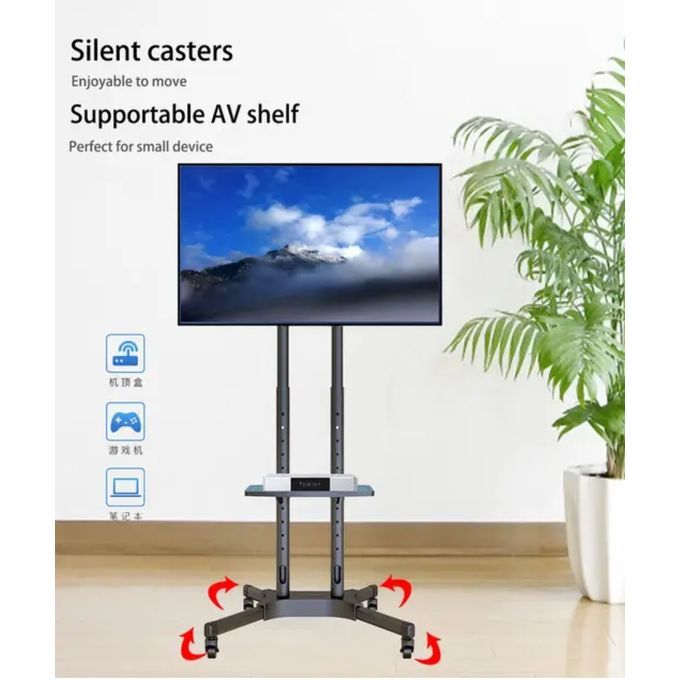 Mobile Tv Stand With Wheels