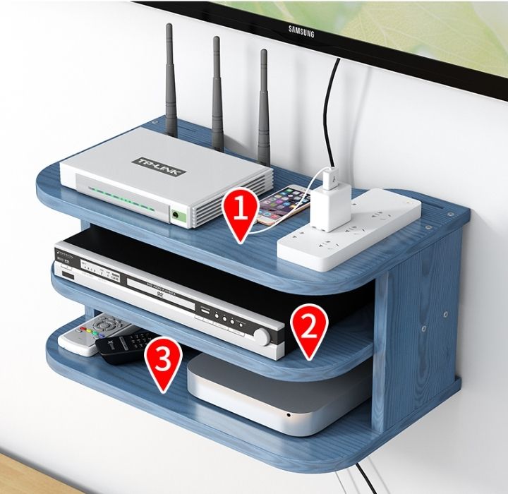 DVD AUDIO  DECODER WALL SHELF WITH HANGING HARDWARE