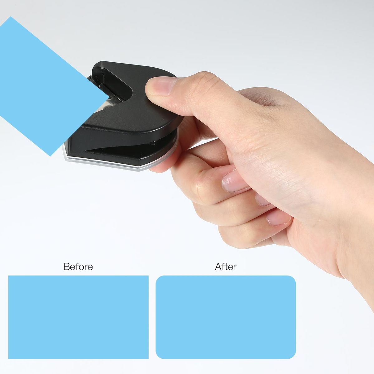 Mini Portable Corner Rounder Punch Round Corner Trimmer Cutter 4mm for Card Photo