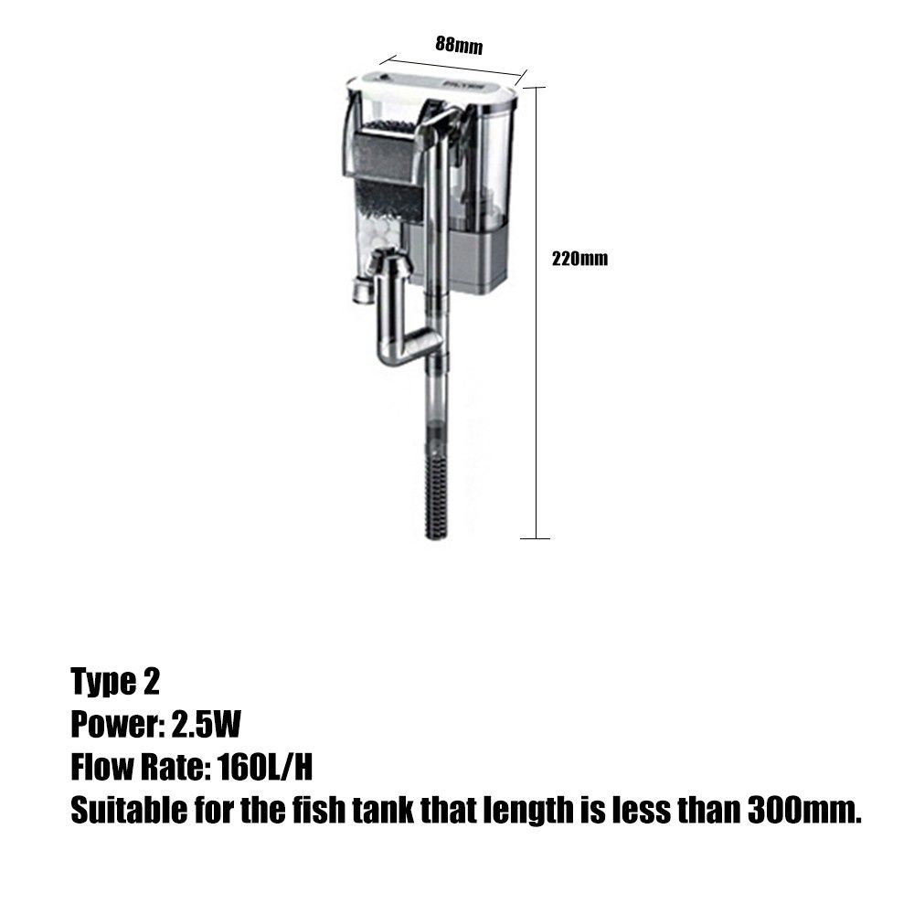 Fish Tank Filter Aquarium External Filter Waterfall