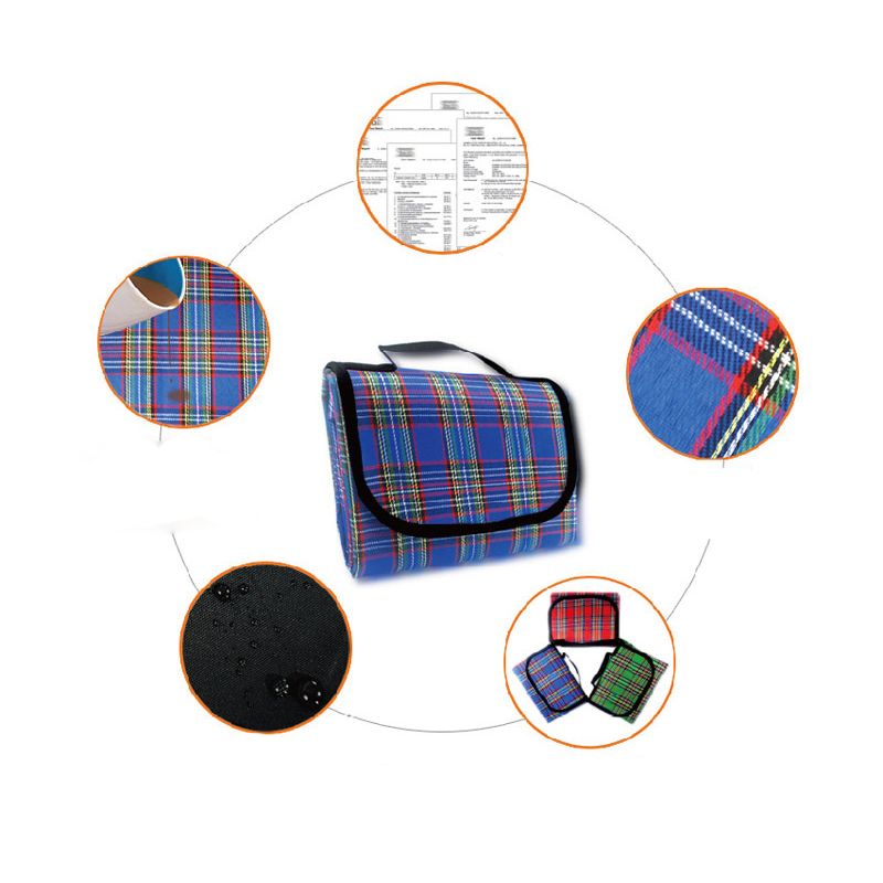 150x200cm Camping Mat Plaid Folding Camping Mattress Baby