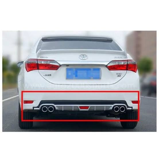 Corolla 2014 Bumper Chrome