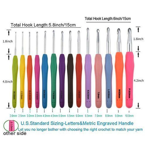 Crochet Hooks Set With Case