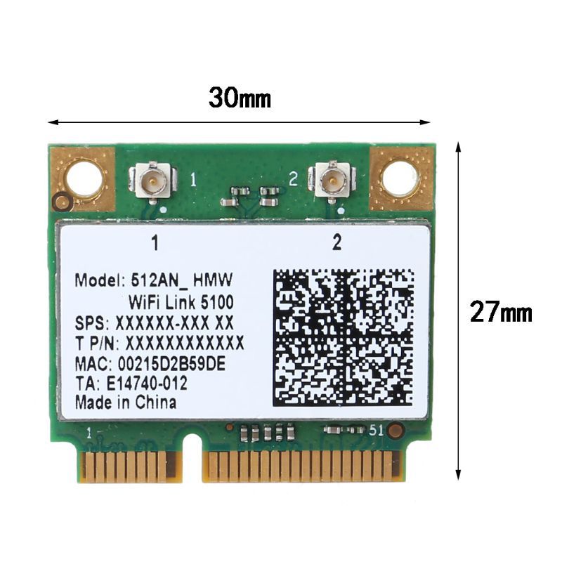 300Mbps Dual Band Wireless Card For Intel Wifi 5100