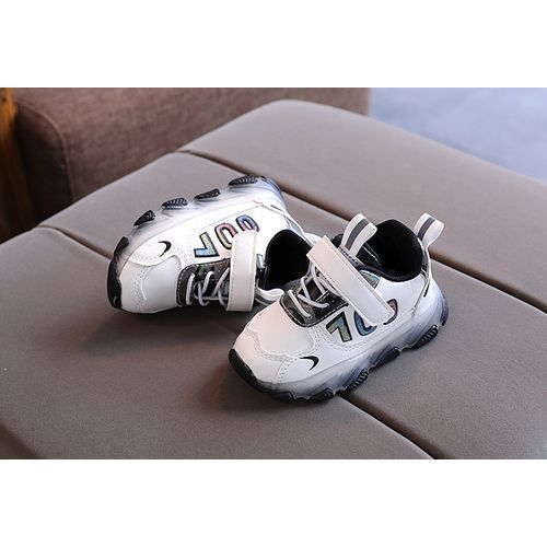 Children's Running Shoes LED Lights-Black