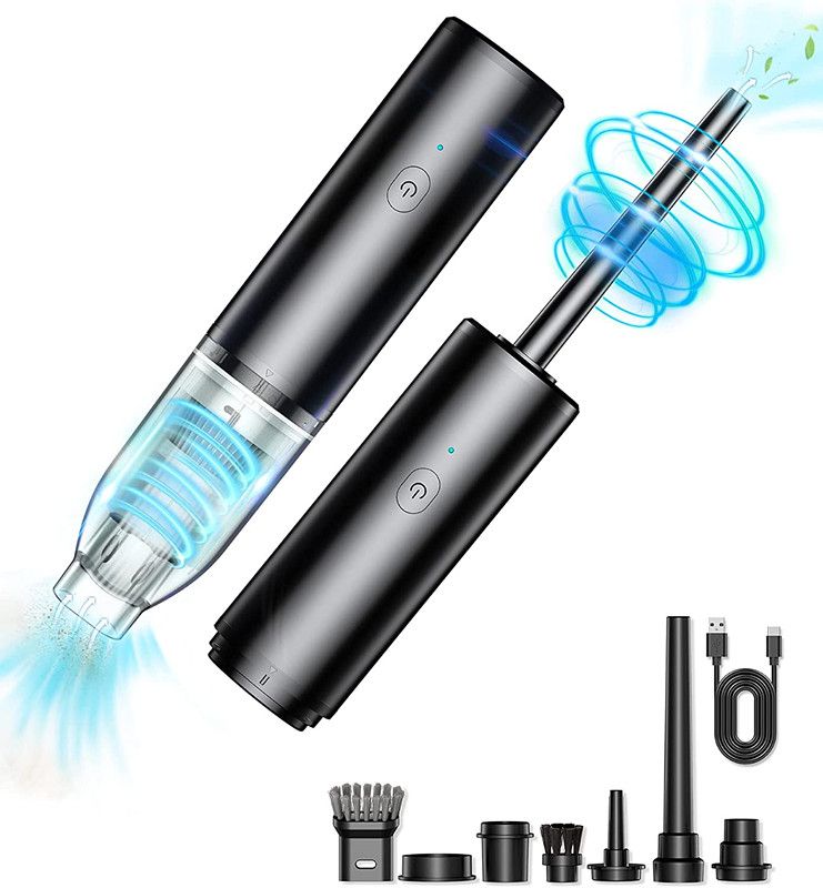 Air Duster & Mini Vacuum Cordless 2 In 1