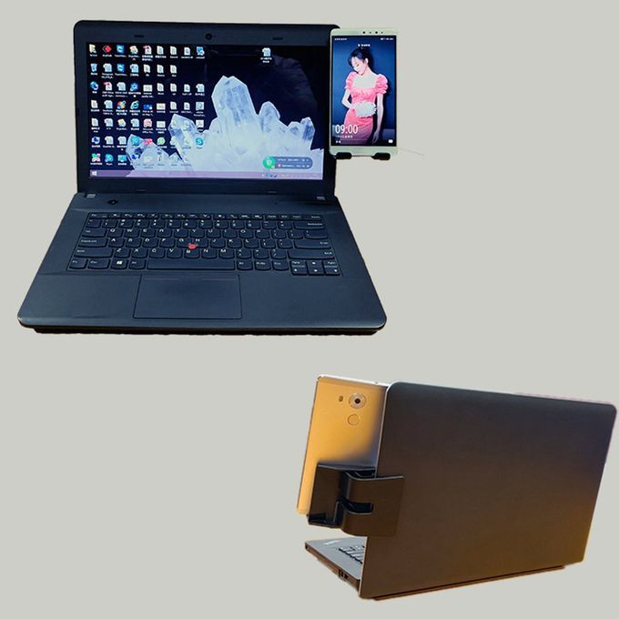 Bla K  Reative Desktop Stand Monitor Mobile Phone Bra Ket Mobile Phone Stand-bla K