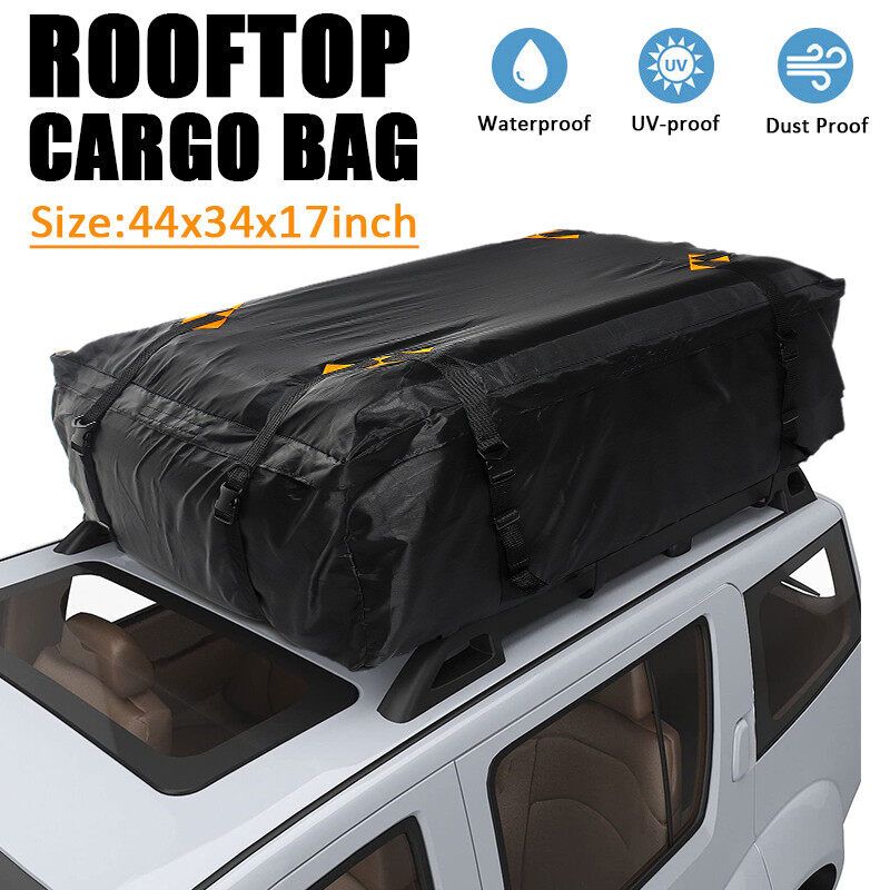 (425L) Waterproof Car Roof Bag Storage Universal Rooftop Cargo Bag Travel Top Rack Luggage Carrier Box Cargo Bag Top Cargo Carrier For SUV Van Rack