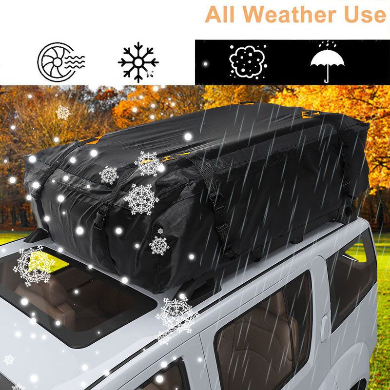 (425L) Waterproof Car Roof Bag Storage Universal Rooftop Cargo Bag Travel Top Rack Luggage Carrier Box Cargo Bag Top Cargo Carrier For SUV Van Rack