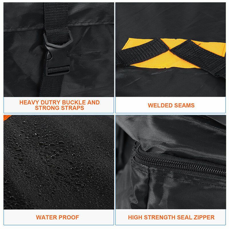 (425L) Waterproof Car Roof Bag Storage Universal Rooftop Cargo Bag Travel Top Rack Luggage Carrier Box Cargo Bag Top Cargo Carrier For SUV Van Rack