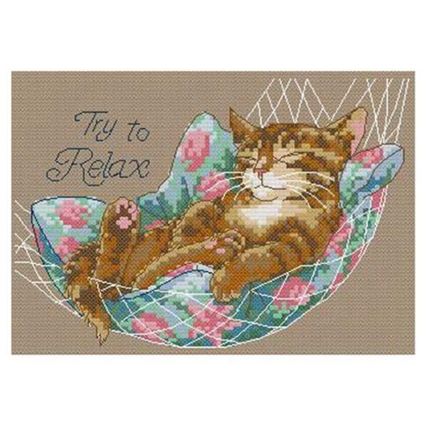 DIY Hand Set Embroidery Set 14CT Hammock Pattern