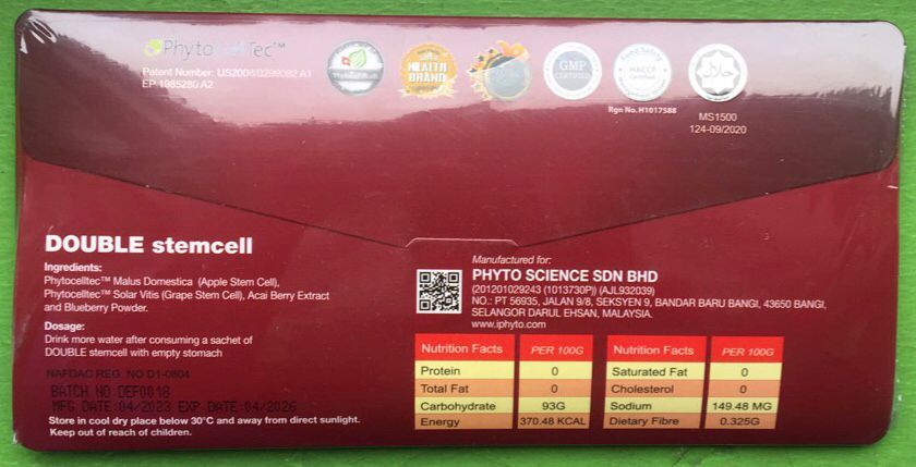 Double Stemm Cell - For Strokes Treatment (98 Sachets - 7Packs)