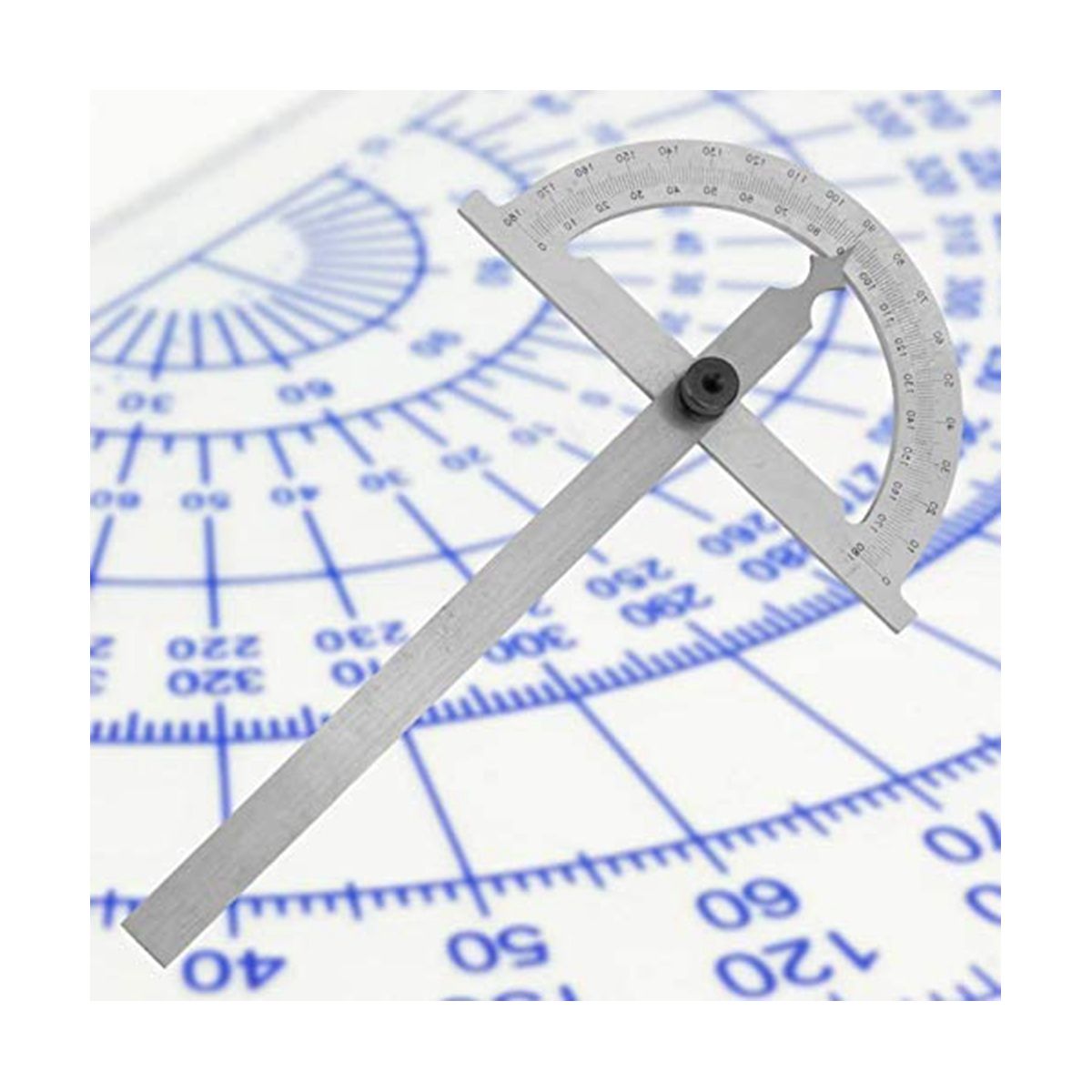 Protractor 0-180° Protractor Arm Measuring Ruler Tool