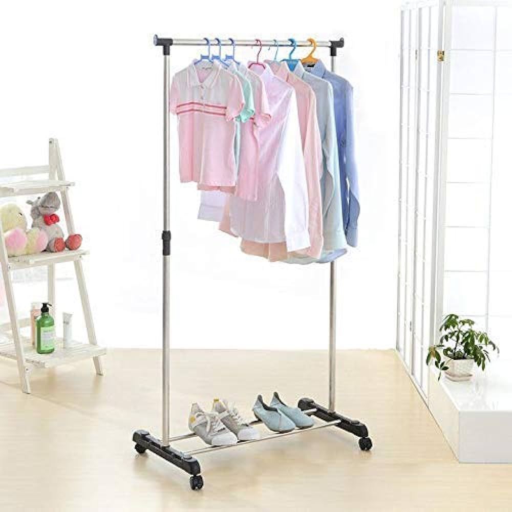 Telescopic Movable Portable Clothes Rack/Clothes Rack