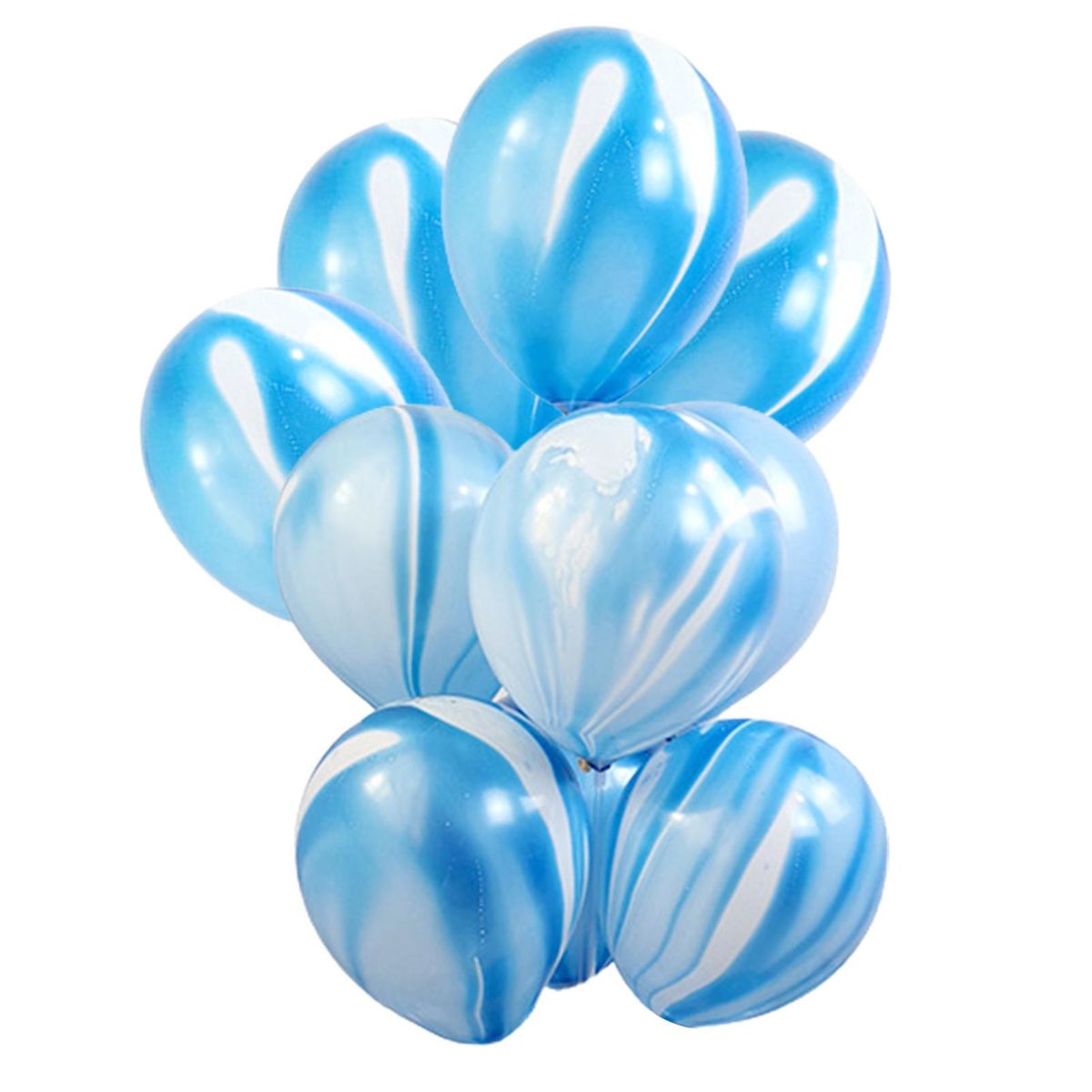 10PcsSet Birthday Party Balloon Birthday Party Home Ornament Balloon Blue