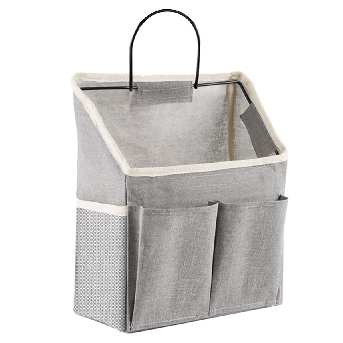 Wall Hanging Organizer Dormitory Book Glasses Wall Hanging Organizer Grey