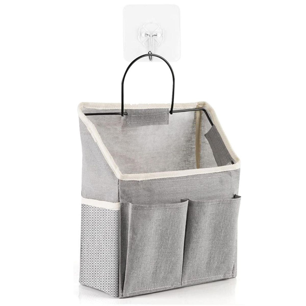 Wall Hanging Organizer Dormitory Book Glasses Wall Hanging Organizer Grey