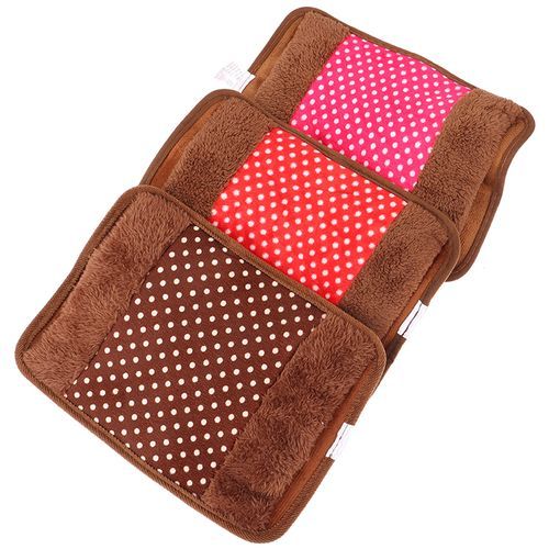 Hot Water Bottle Electric Rechargeable Heat Water Bag Polka