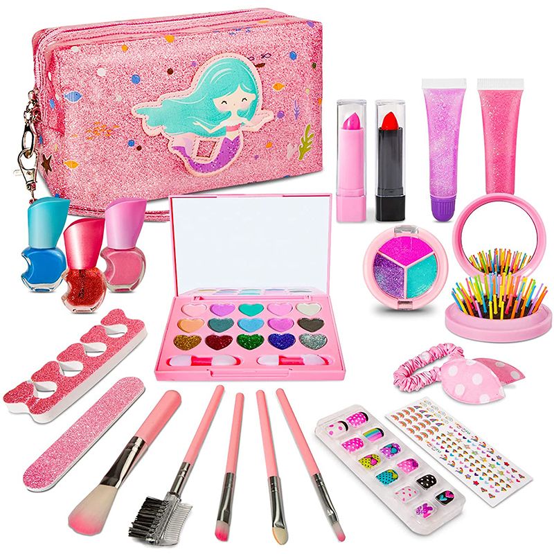 Girls Toddler Makeup Princess Washable For Kit 21Pcs
