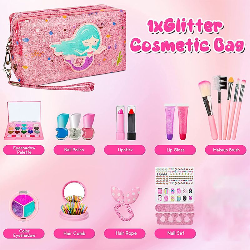 Girls Toddler Makeup Princess Washable For Kit 21Pcs