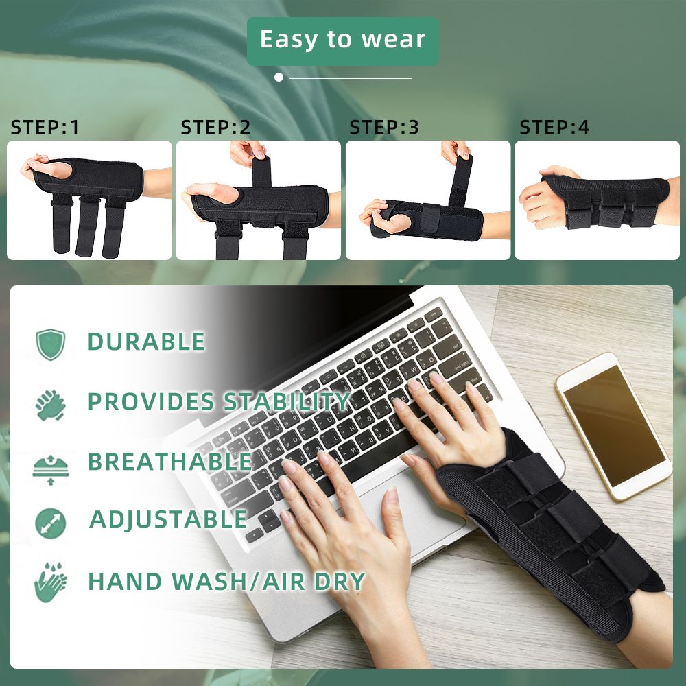 Wrist Brace, Carpal Tunnel Splint Support For Men And Women