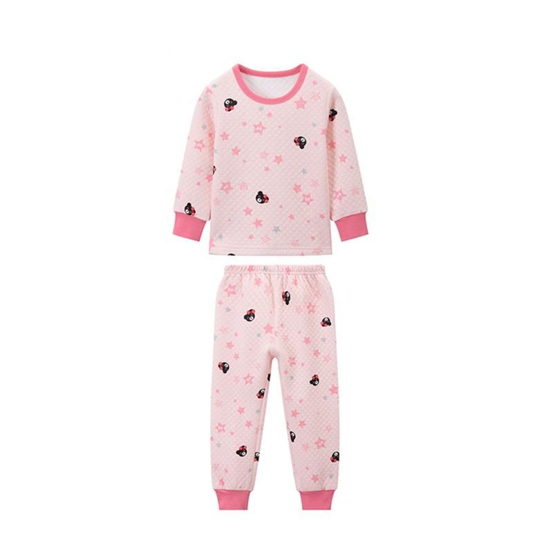Autumn And Winter Spot Pullover Keep Warm Suit Winter Cotton Universal Set Pants Cartoon F